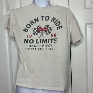 Medium Dirty Laundry Graphic Tee Born to Ride Racing Car